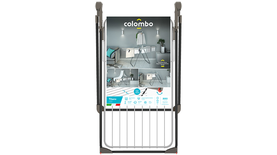 Сушилка для белья напольная раскладная Colombo Titano, Италия (арт. ST1000)-5