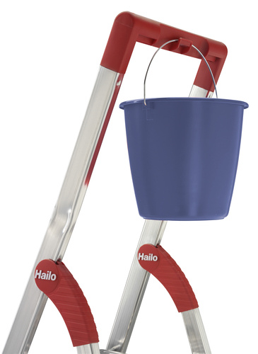 Стремянка алюминиевая Hailo L50 5 ступеней EasyClix (арт. 8150-501)-3