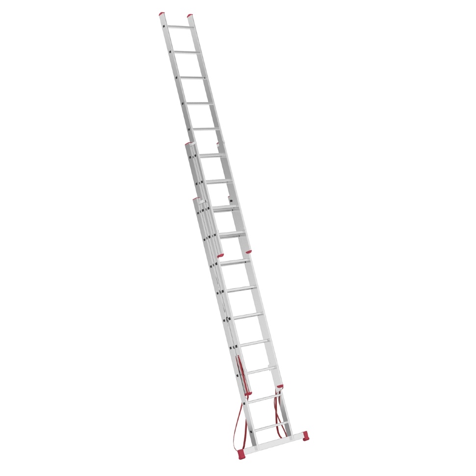 Алюминиевая лестница Alpos 3x9 ступеней (арт. 44-09)