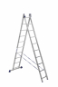 Двухсекционная лестница Алюмет 2x10 ступеней (арт. 5210)