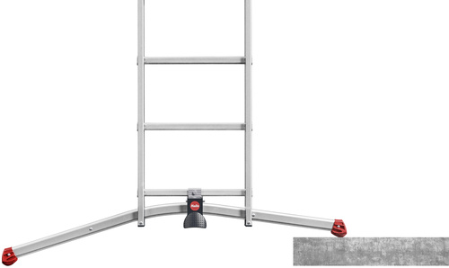 Лестница трёхсекционная Hailo S100 PROFILOT 2x9+1x8 (арт. 9309-507)-3