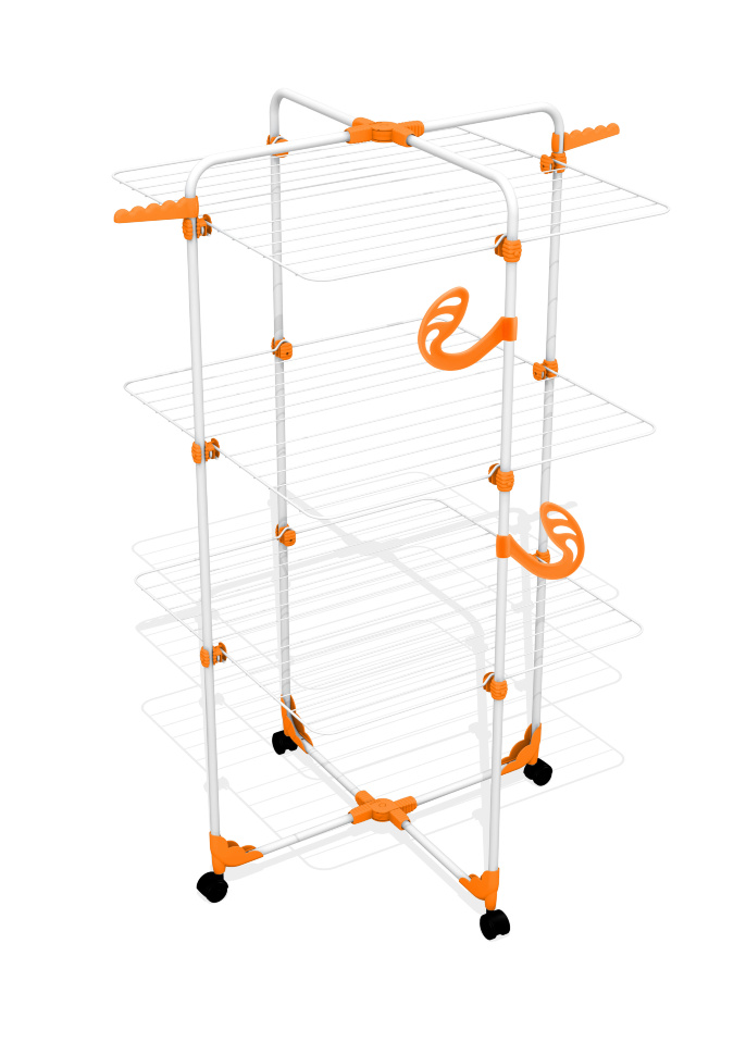 Сушилка для белья Gimi Modular 3, оранжевый