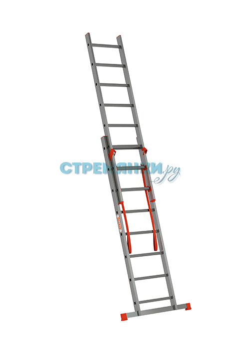 Двухсекционная лестница Вектор 2x8 ступеней (арт. 48-08)-2