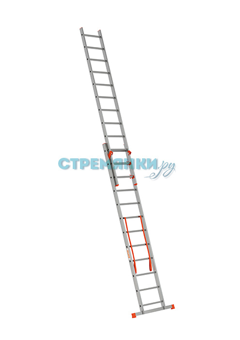 Двухсекционная лестница Вектор 2x12 ступеней (арт. 48-12)-2