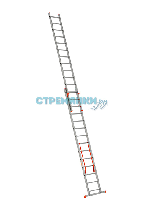Двухсекционная лестница Вектор 2x14 ступеней (арт. 48-14)-2